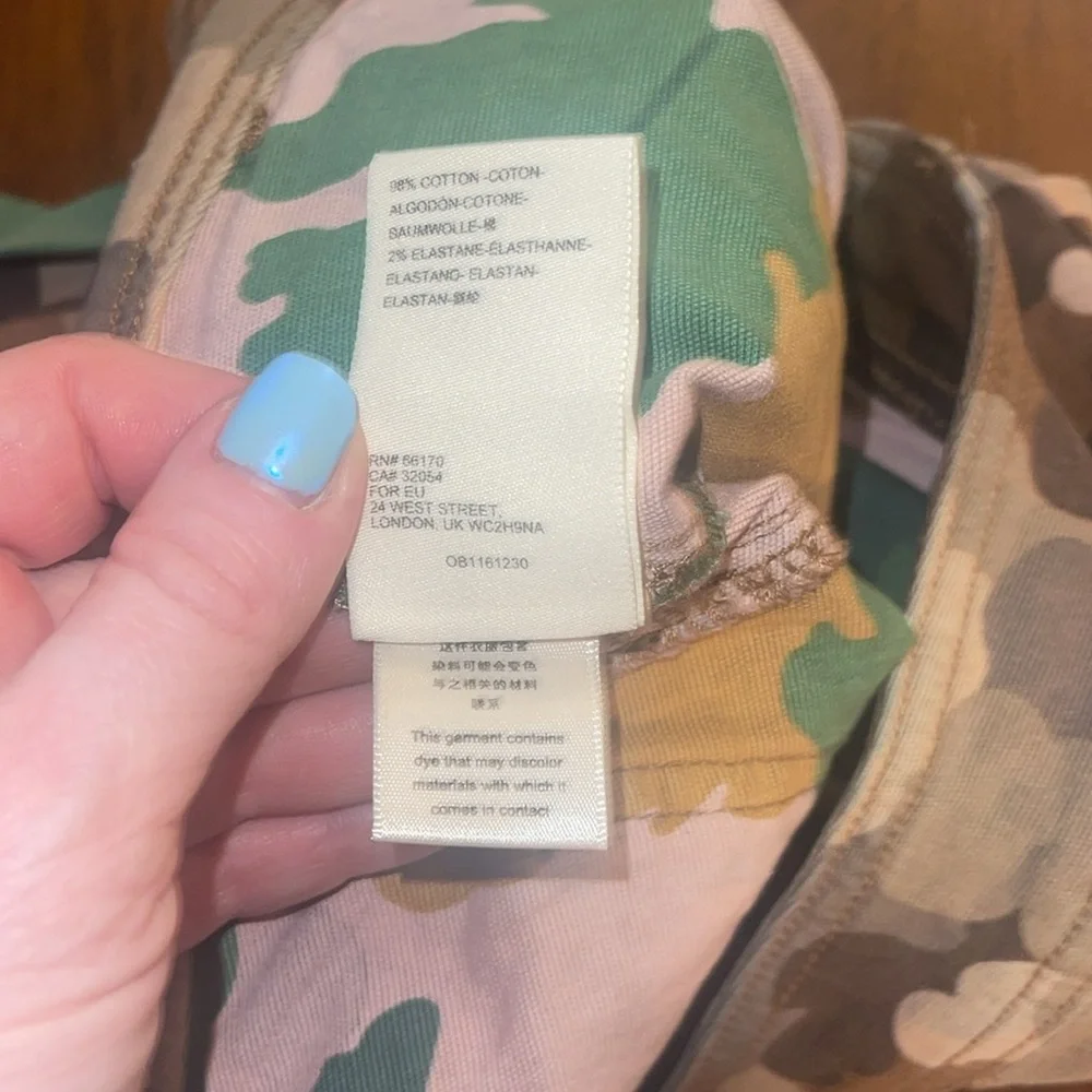 Anthropologie Wanderer Camo Utility Shorts. US 29. NWT. - Picture 8 of 8